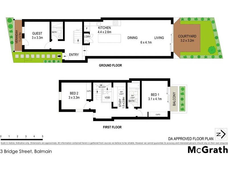 3 Bridge Street, Balmain NSW 2041 Floorplan