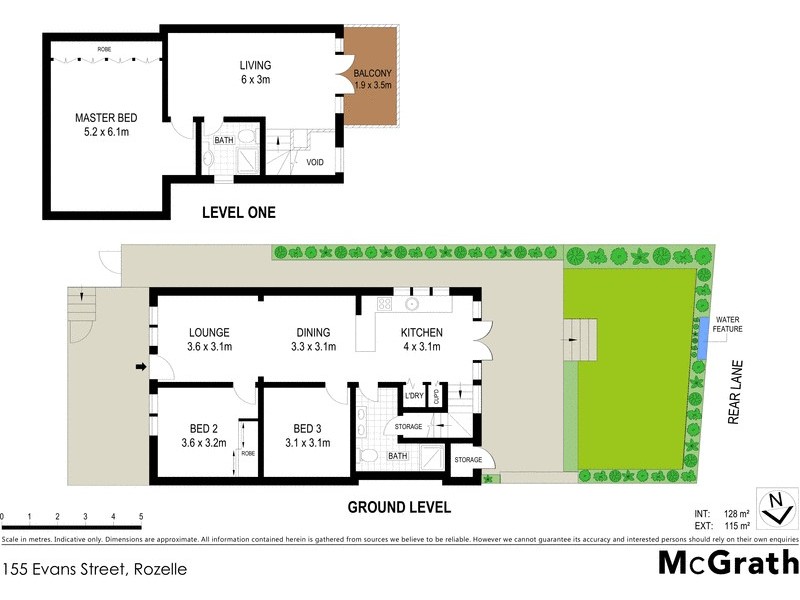 155 Evans Street, Rozelle NSW 2039 Floorplan