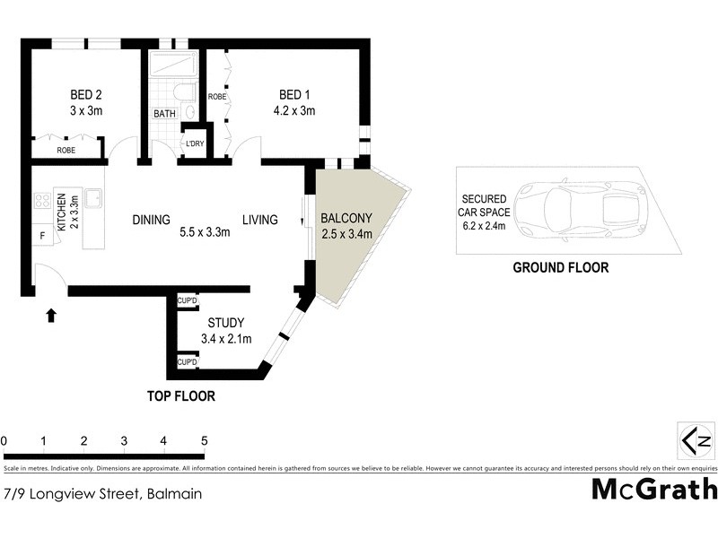 7/9 Longview Street, Balmain NSW 2041 Floorplan