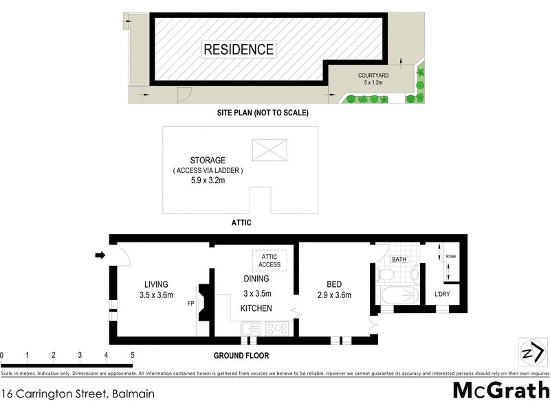 16 Carrington Street, Balmain NSW 2041 Floorplan