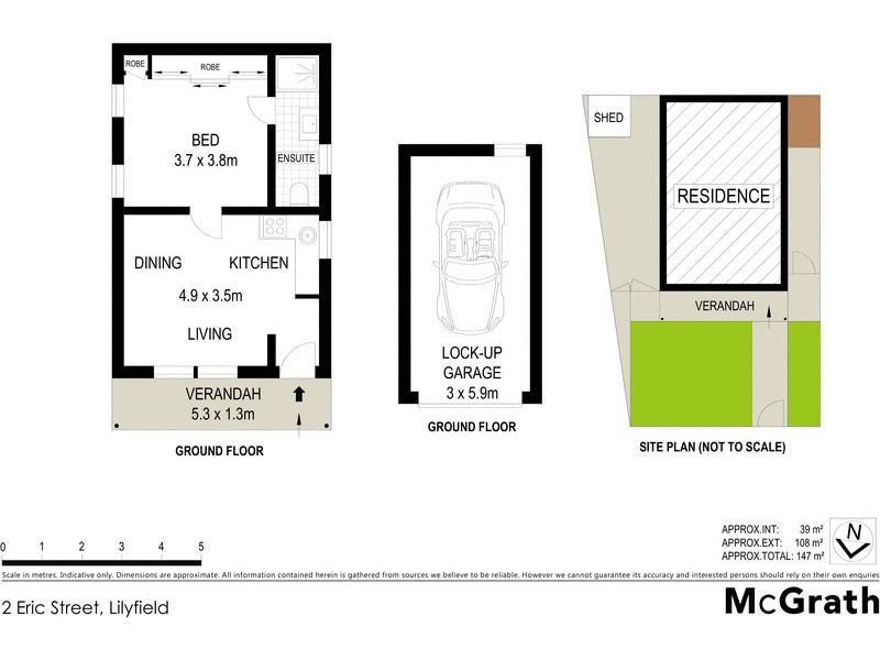 1/2 Eric Street, Lilyfield NSW 2040 Floorplan