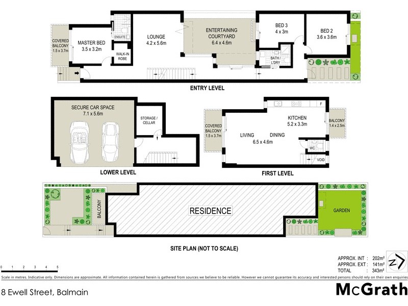 8 Ewell Street, Balmain NSW 2041 Floorplan