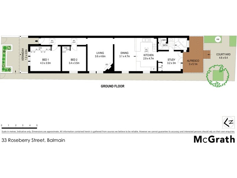 33 Roseberry Street, Balmain NSW 2041 Floorplan