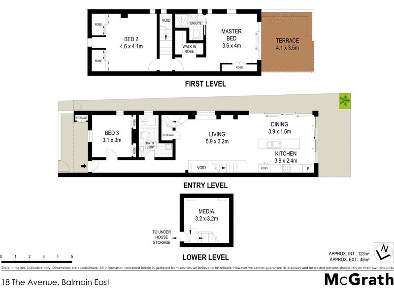 18 The Avenue, Balmain East NSW 2041 Floorplan