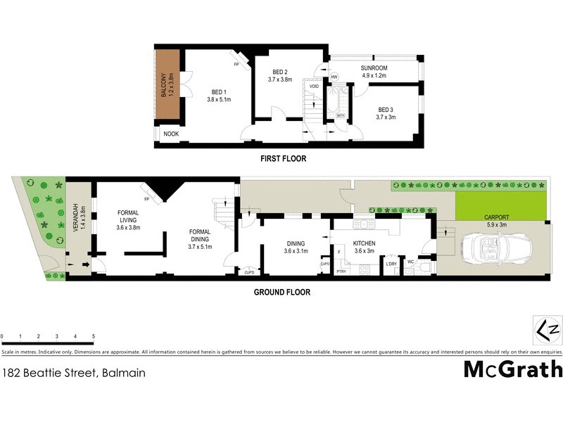 182 Beattie Street, Balmain NSW 2041 Floorplan