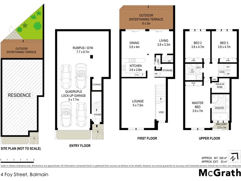 4 Foy Street, Balmain NSW 2041 Floorplan