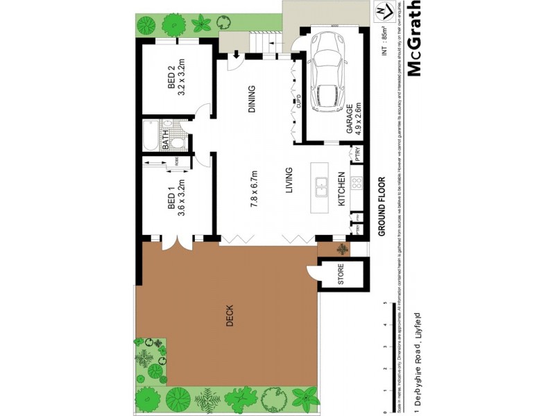 1 Derbyshire Road, Lilyfield NSW 2040 Floorplan