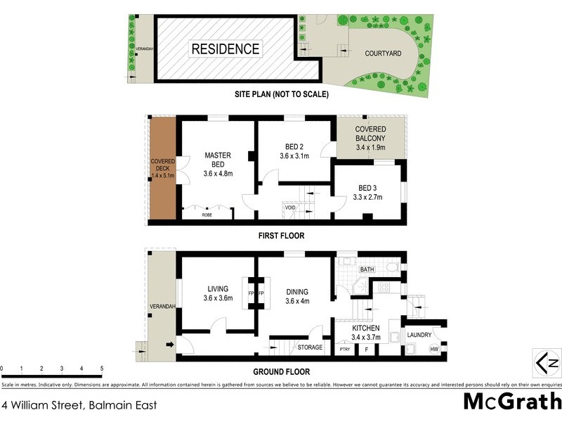 4 William Street, Balmain East NSW 2041 Floorplan