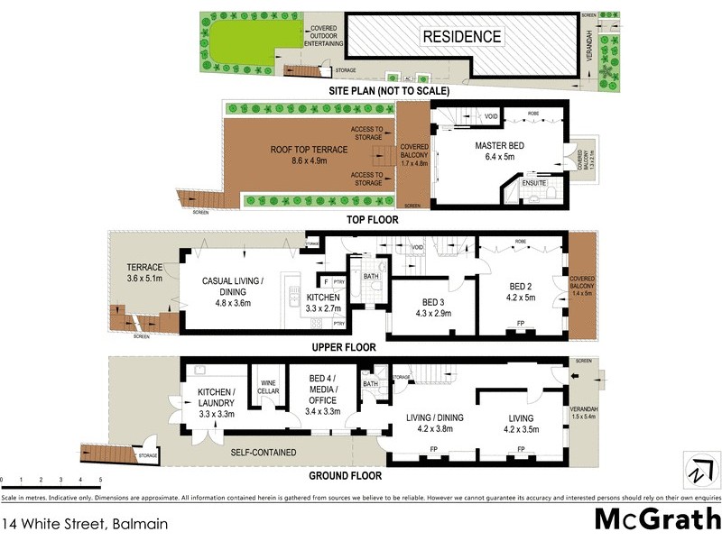 14 White Street, Balmain NSW 2041 Floorplan