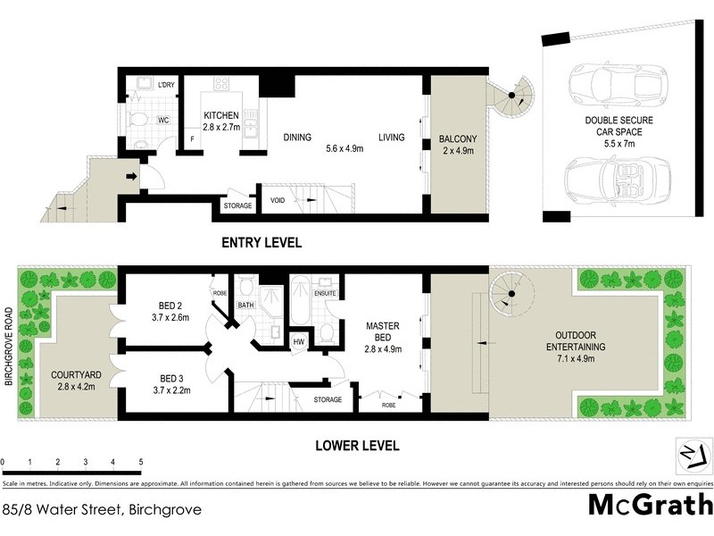 85/8 Water Street, Birchgrove NSW 2041 Floorplan