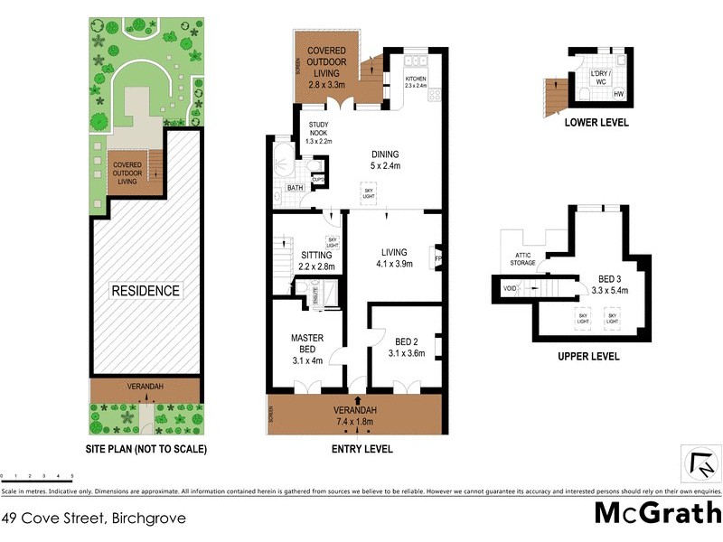 49 Cove Street, Birchgrove NSW 2041 Floorplan