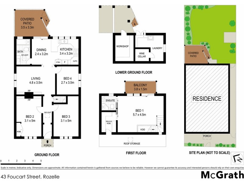 43 Foucart Street, Rozelle NSW 2039 Floorplan