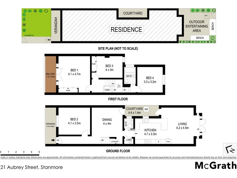 21 Aubrey Street, Stanmore NSW 2048 Floorplan