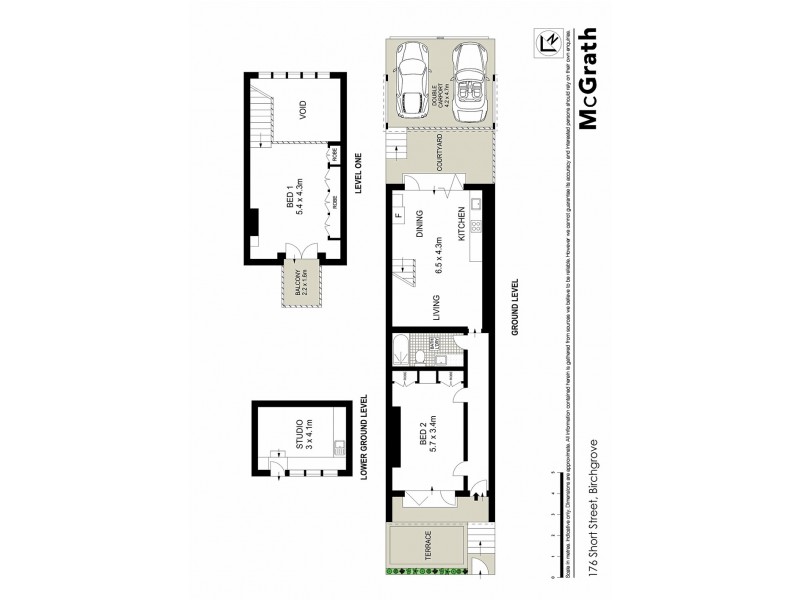 176 Short Street, Birchgrove NSW 2041 Floorplan
