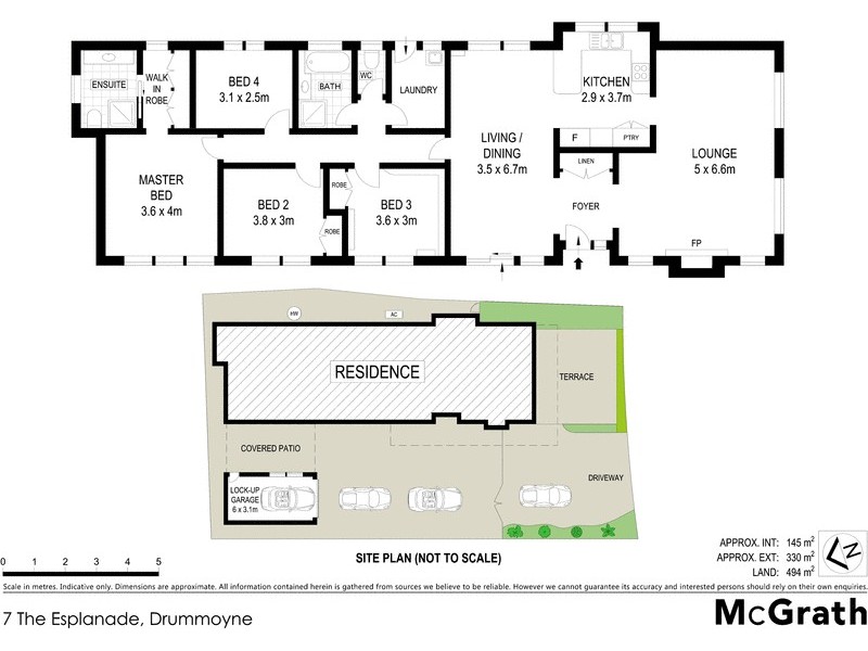 7 The Esplanade, Drummoyne NSW 2047 Floorplan