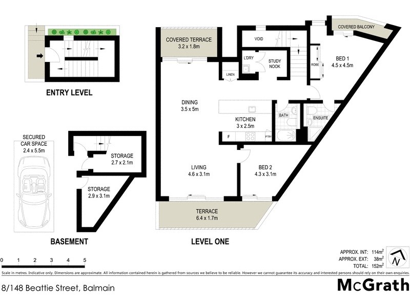 8/148 Beattie Street, Balmain NSW 2041 Floorplan