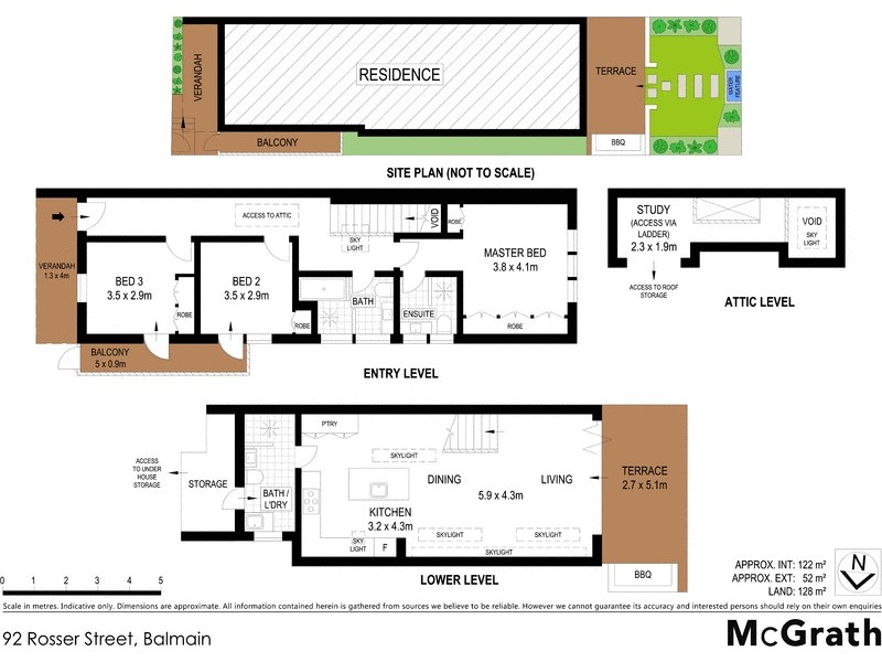 92 Rosser Street, Balmain NSW 2041 Floorplan