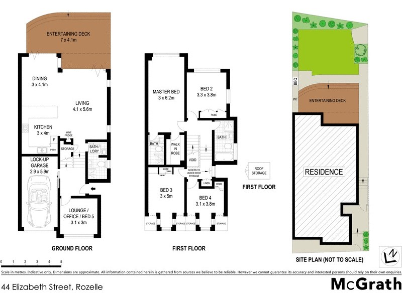 44 Elizabeth Street, Rozelle NSW 2039 Floorplan