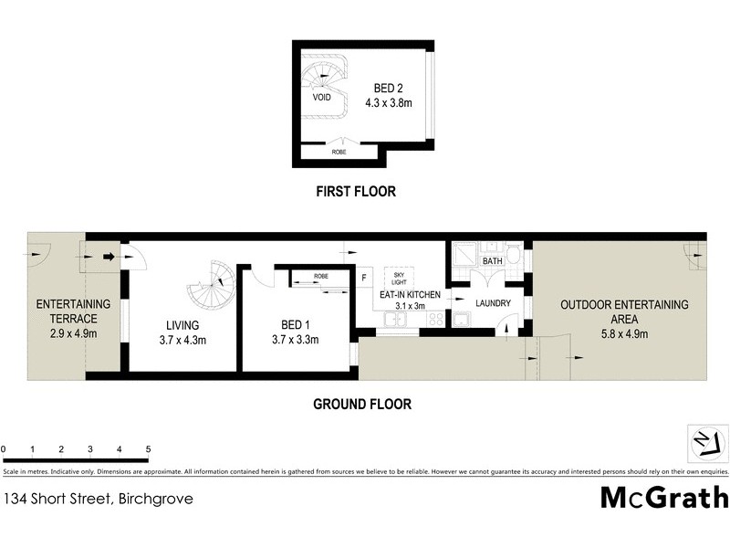 134 Short Street, Birchgrove NSW 2041 Floorplan