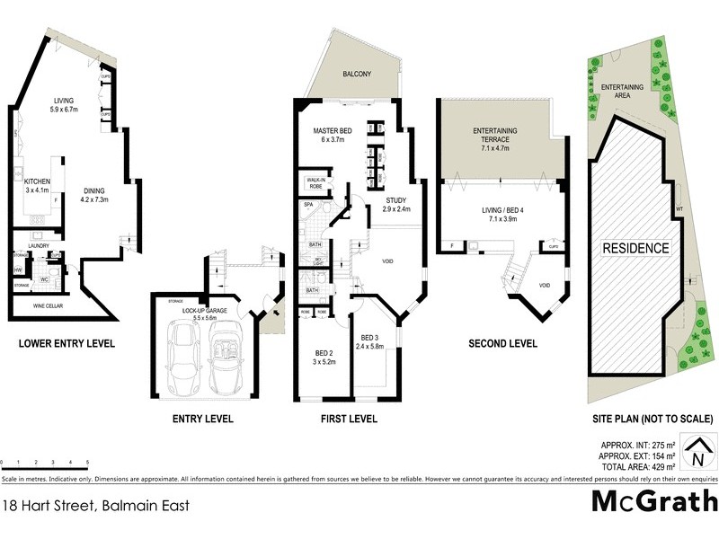 18 Hart Street, Balmain East NSW 2041 Floorplan
