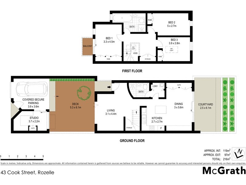 43 Cook Street, Rozelle NSW 2039 Floorplan