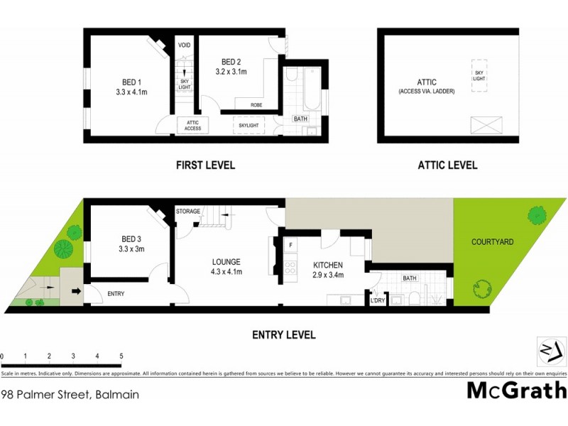 98 Palmer Street, Balmain NSW 2041 Floorplan
