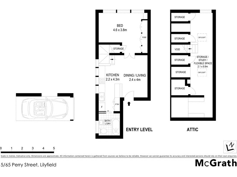 5/65 Perry Street, Lilyfield NSW 2040 Floorplan
