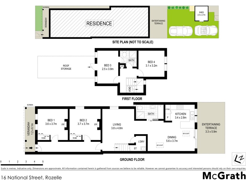 16 National Street, Rozelle NSW 2039 Floorplan