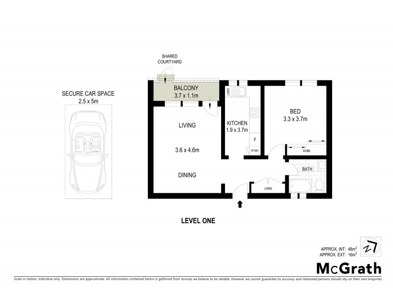 5/25 Foucart Street, Rozelle NSW 2039 Floorplan