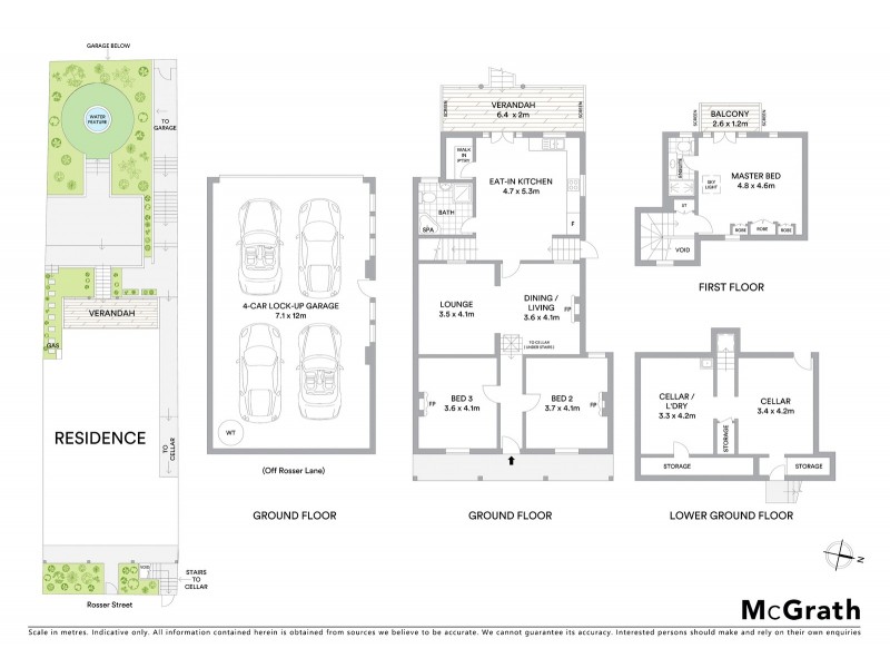 14 Rosser Street, Rozelle NSW 2039 Floorplan