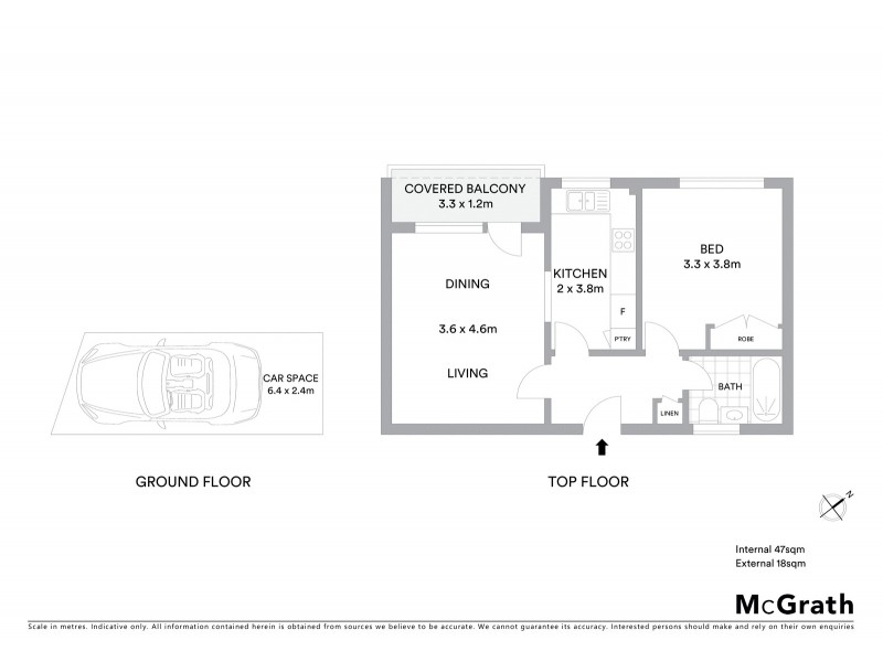 2/25 Foucart Street, Rozelle NSW 2039 Floorplan