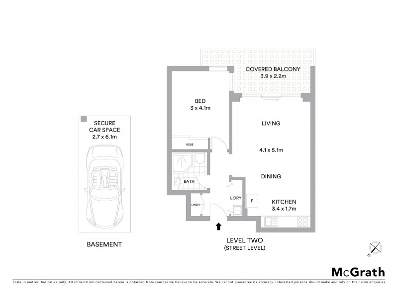 201/7 Warayama Place, Rozelle NSW 2039 Floorplan