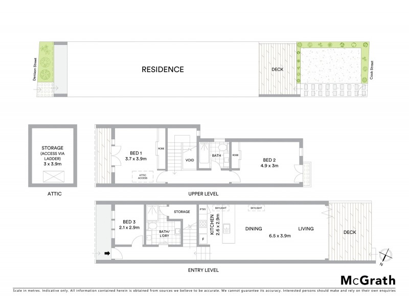 55A Denison Street, Rozelle NSW 2039 Floorplan