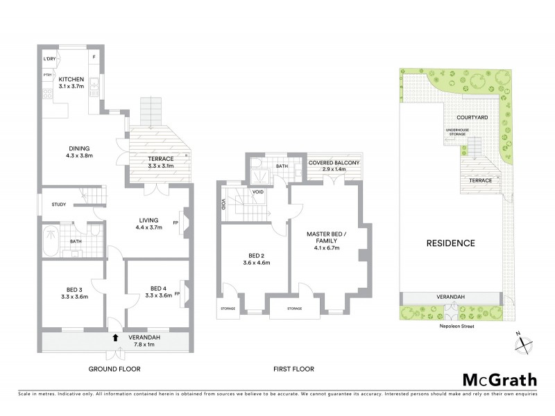 1 Napoleon Street, Rozelle NSW 2039 Floorplan