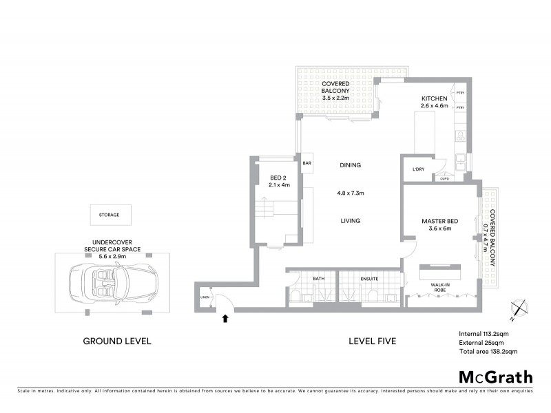 18/9 Nicholson Street, Balmain East NSW 2041 Floorplan