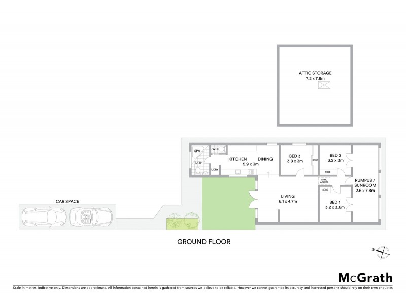 44B Hornsey Street, Rozelle NSW 2039 Floorplan