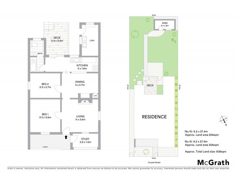 10 Crystal Street, Rozelle NSW 2039 Floorplan
