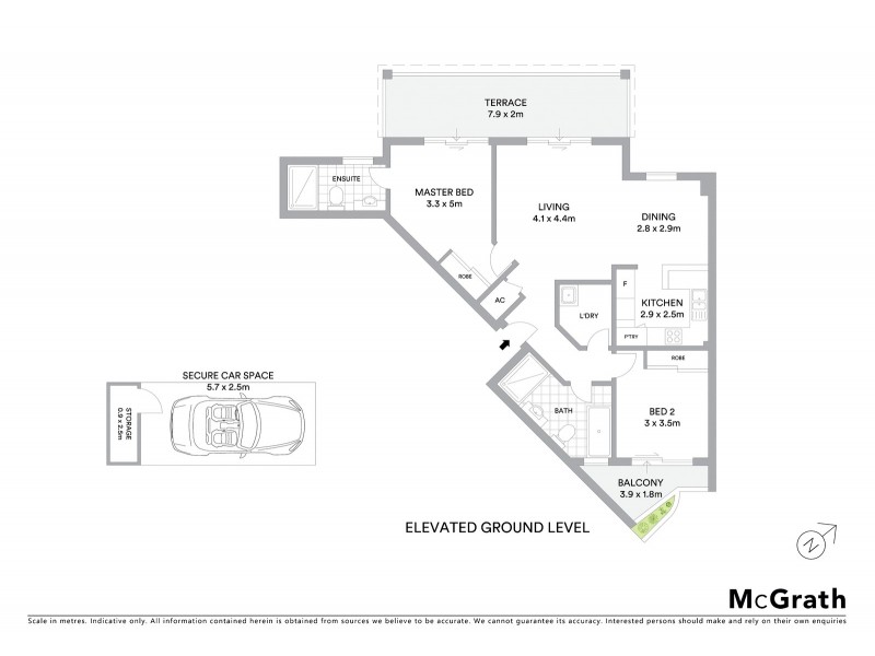 1/1 Foy Street, Balmain NSW 2041 Floorplan