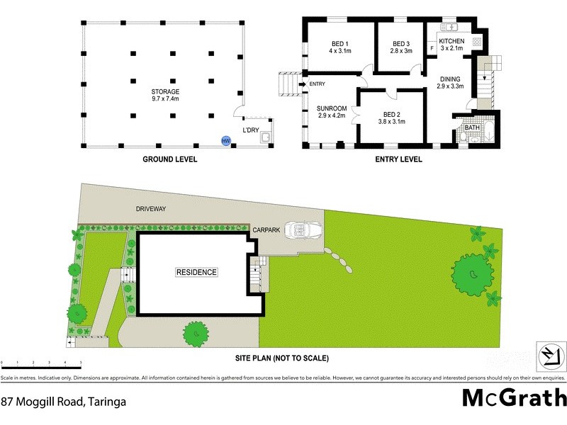 87 Moggill Road, Taringa QLD 4068 Floorplan