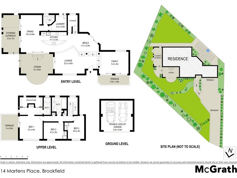 14 Martens Place, Brookfield QLD 4069 Floorplan