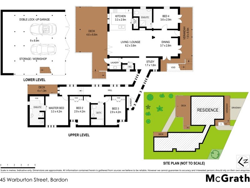 45 Warburton Street, Bardon QLD 4065 Floorplan