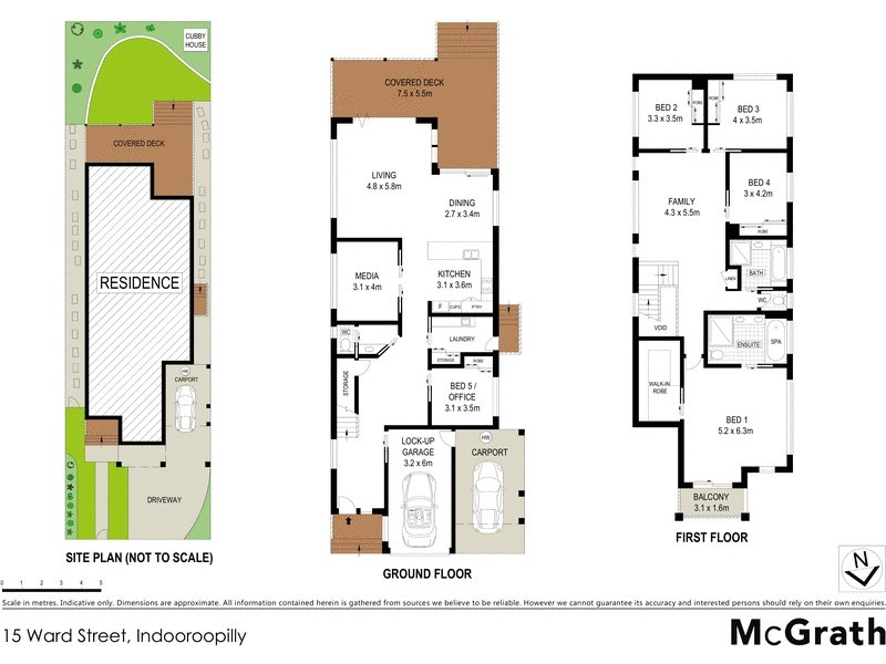 15 Ward Street, Indooroopilly QLD 4068 Floorplan