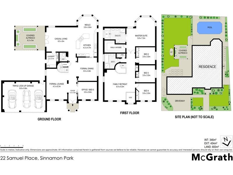22 Samuel Place, Sinnamon Park QLD 4073 Floorplan