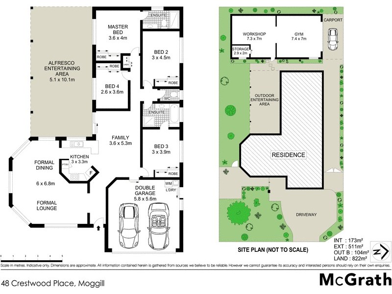 48 Crestwood Place, Moggill QLD 4070 Floorplan
