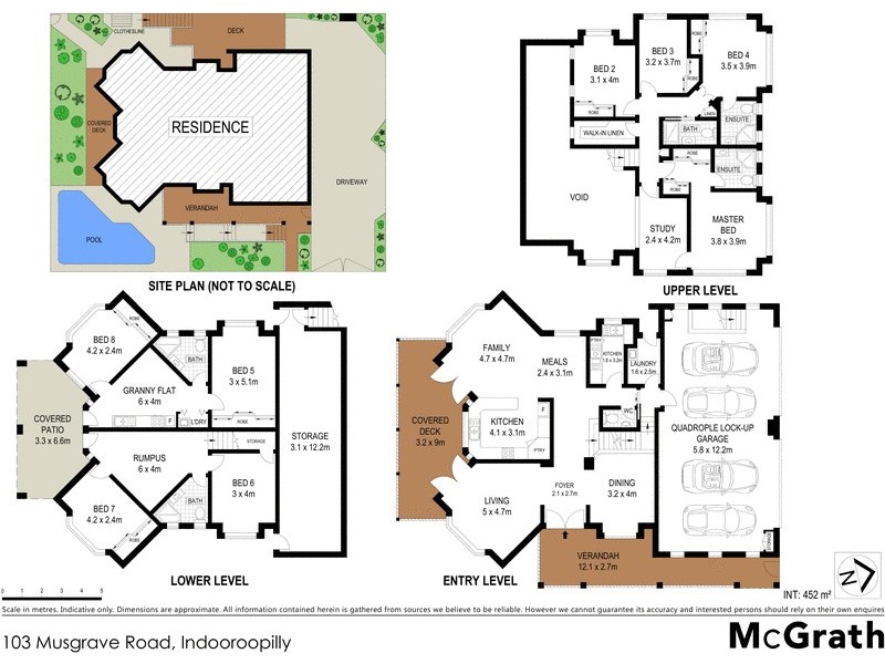 103 Musgrave Road, Indooroopilly QLD 4068 Floorplan
