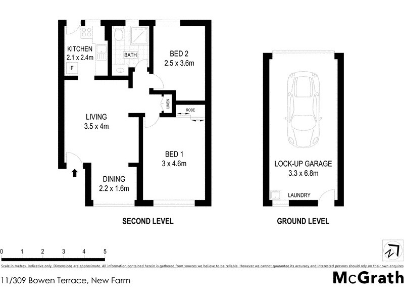 11/309 Bowen Terrace, New Farm QLD 4005 Floorplan