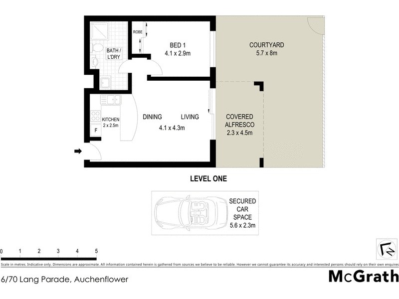 6/70 Lang Parade, Auchenflower QLD 4066 Floorplan
