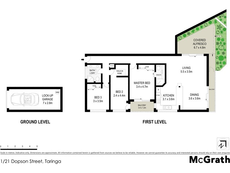 1/21 Dopson Street, Taringa QLD 4068 Floorplan