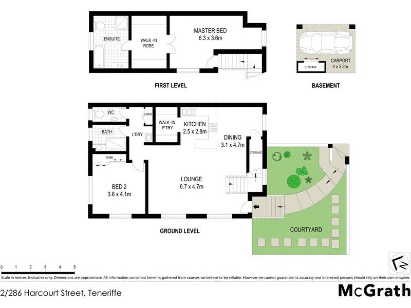 2/286 Harcourt Street, Teneriffe QLD 4005 Floorplan