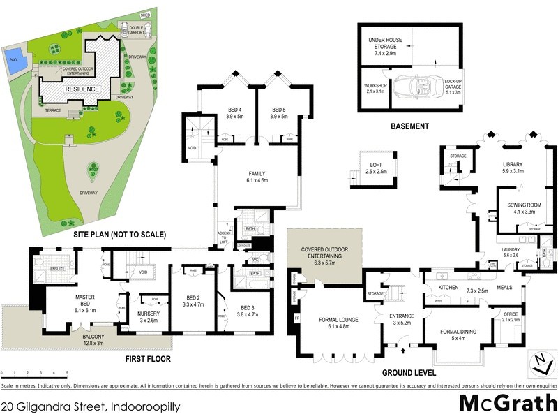 20 Gilgandra Street, Indooroopilly QLD 4068 Floorplan